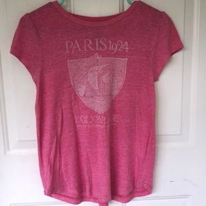 Pink short sleeved tee